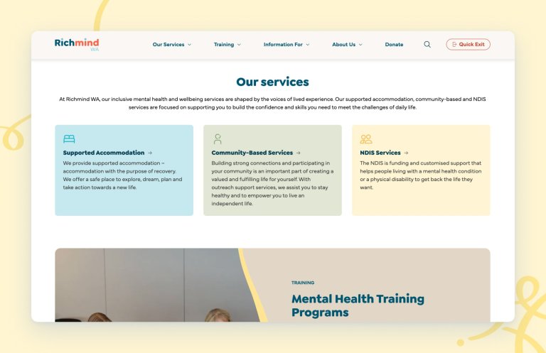 richmind case study - new website design